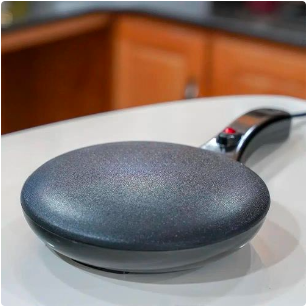 BRANDMANN صانعة الكريب الكهربائية غير اللاصقة مع طبق وخلاط