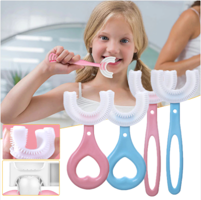 فرشاة اسنان السيليكون للاطفال ناعمة وامنة جدا