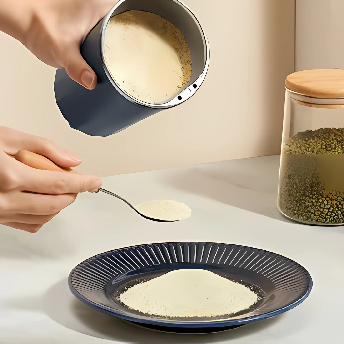 GRIDZ® - مطحنة كهربائية صغيرة  لكل منزل 🏡☕